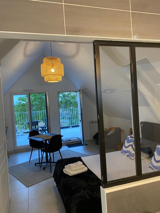Appartement Lu'Ermael Avec Vue Mont Saint Michel Courtils Exteriör bild