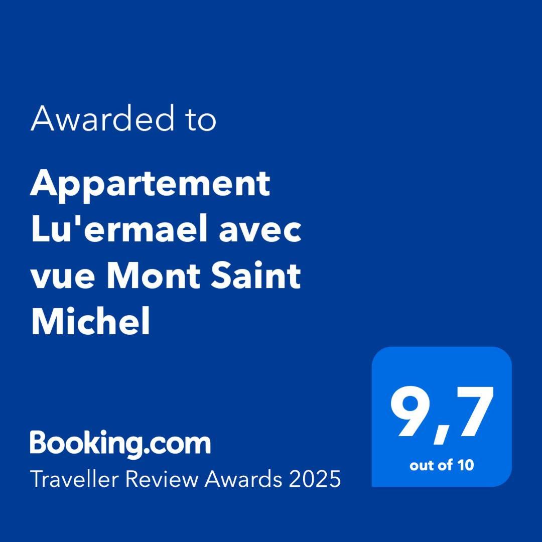 Appartement Lu'Ermael Avec Vue Mont Saint Michel Courtils Exteriör bild